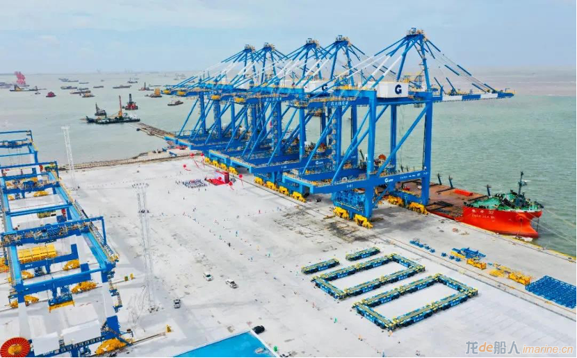 青岛港全米乐自动化码头扩容 “空无一人”的码头将在我国“遍地开花”